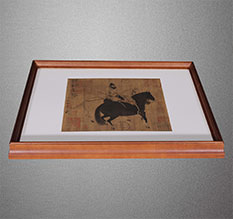 白银书画装裱配框服务案例